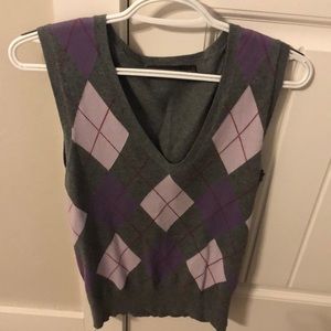 Argyle sweater vest